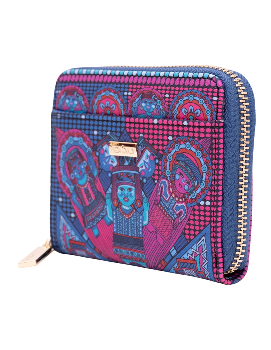 Cartera caritas sonrientes de Veracruz para mujer 4