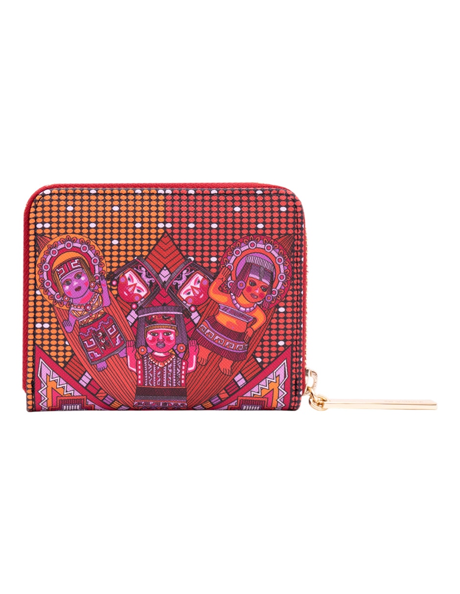 Cartera caritas sonrientes de Veracruz para mujer 4