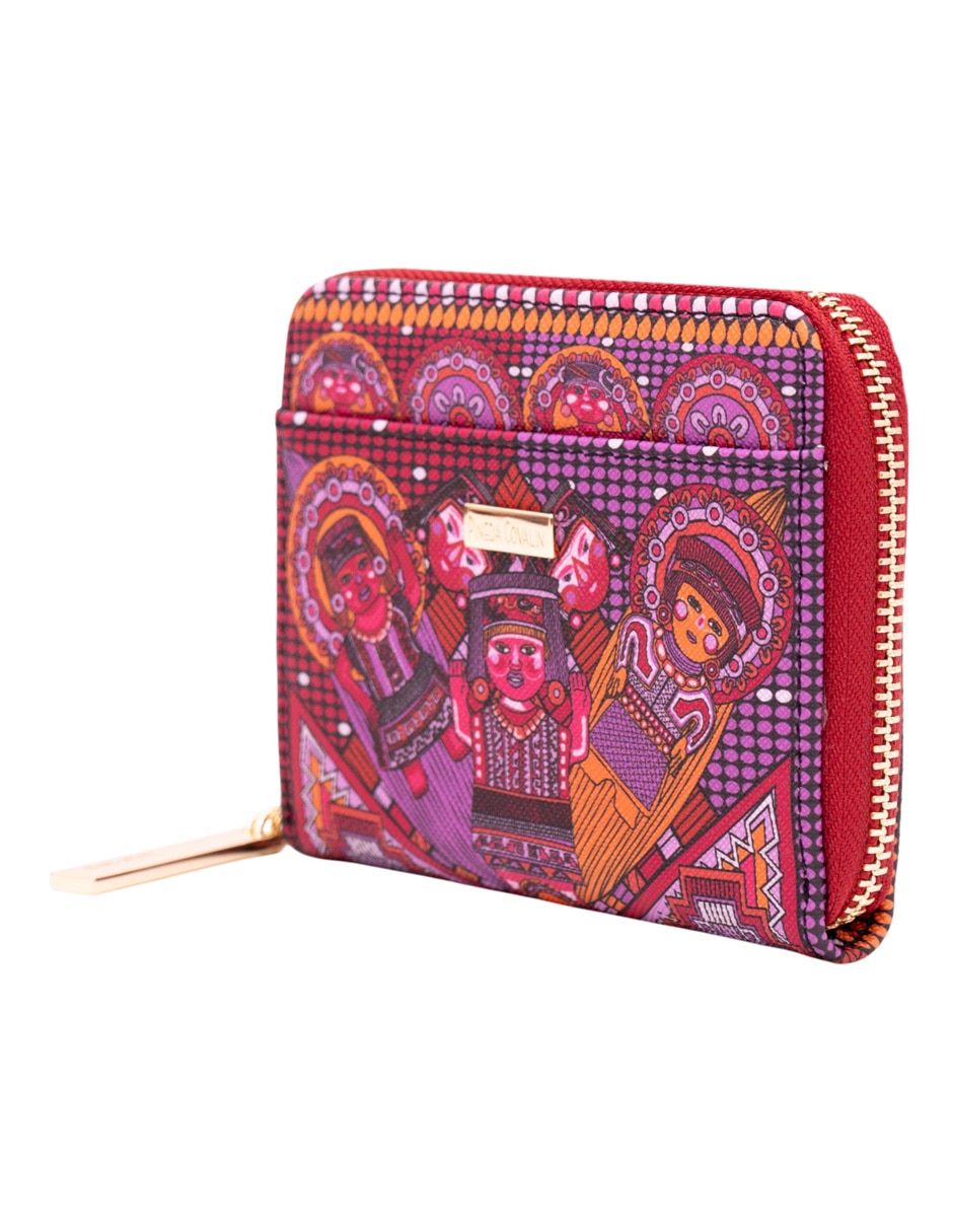 Cartera caritas sonrientes de Veracruz para mujer 5