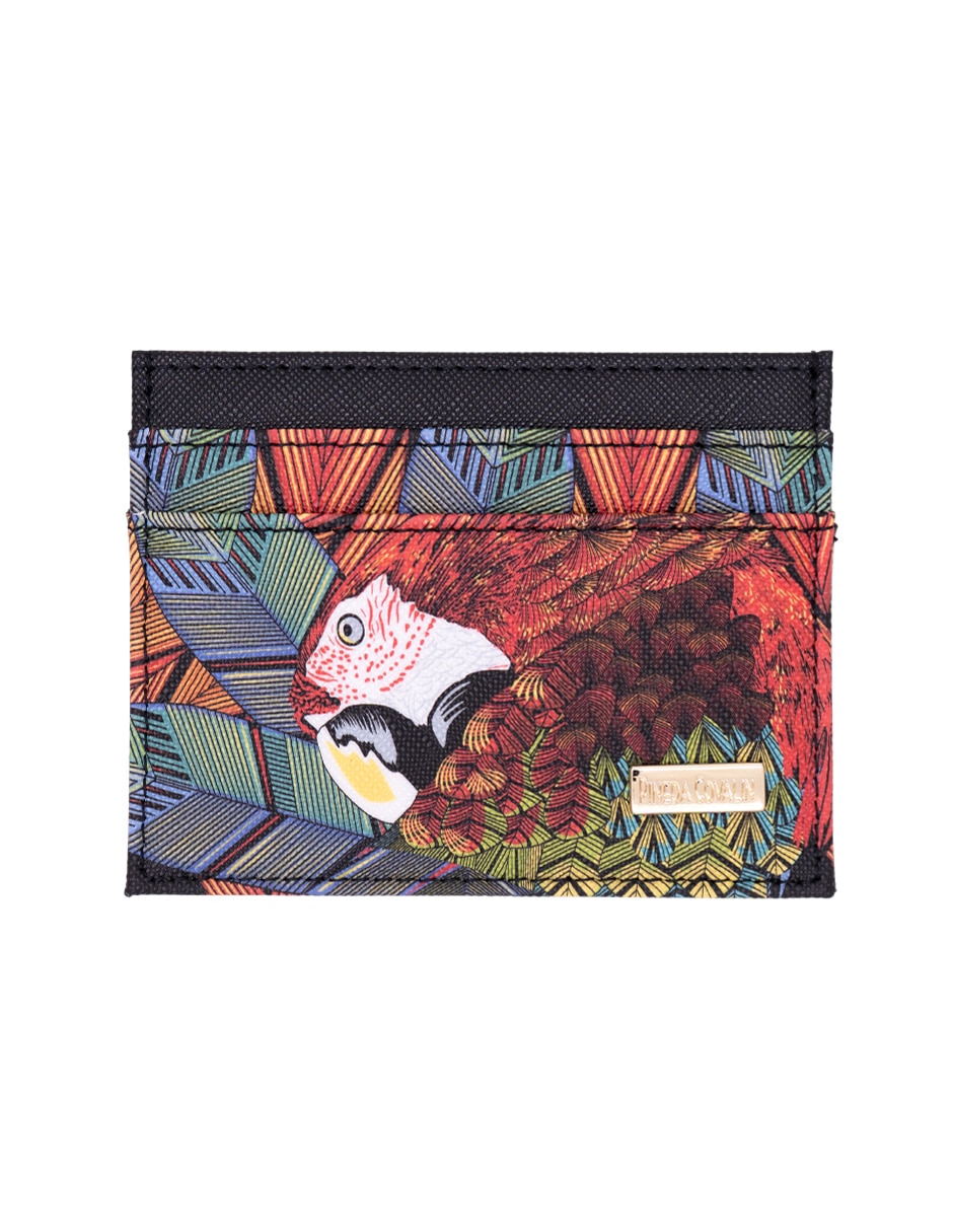 Tarjetero guacamaya para mujer