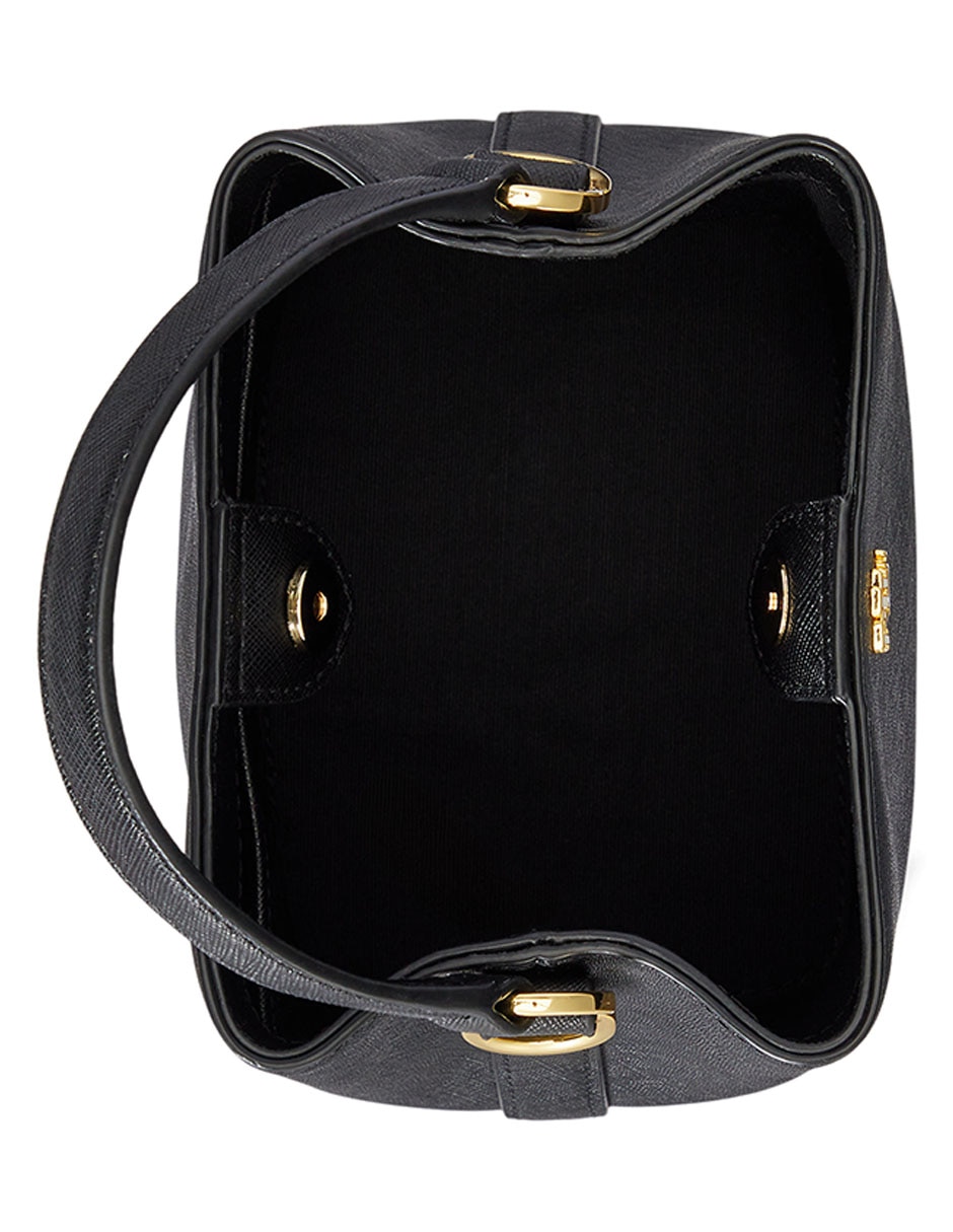 Bolsa bucket de piel para mujer 4