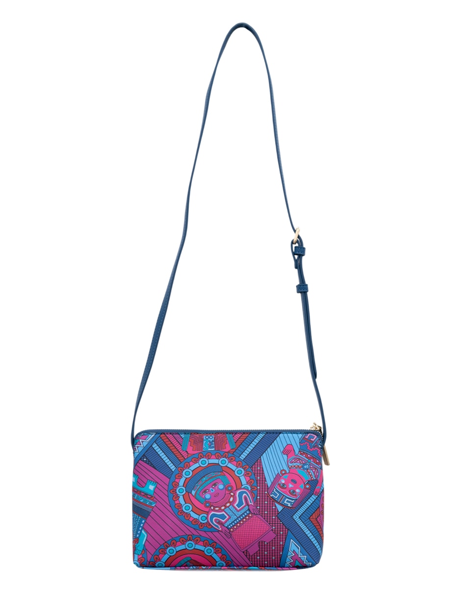 Bolsa crossbody Caritas Sonrientes De Veracruz para mujer 2