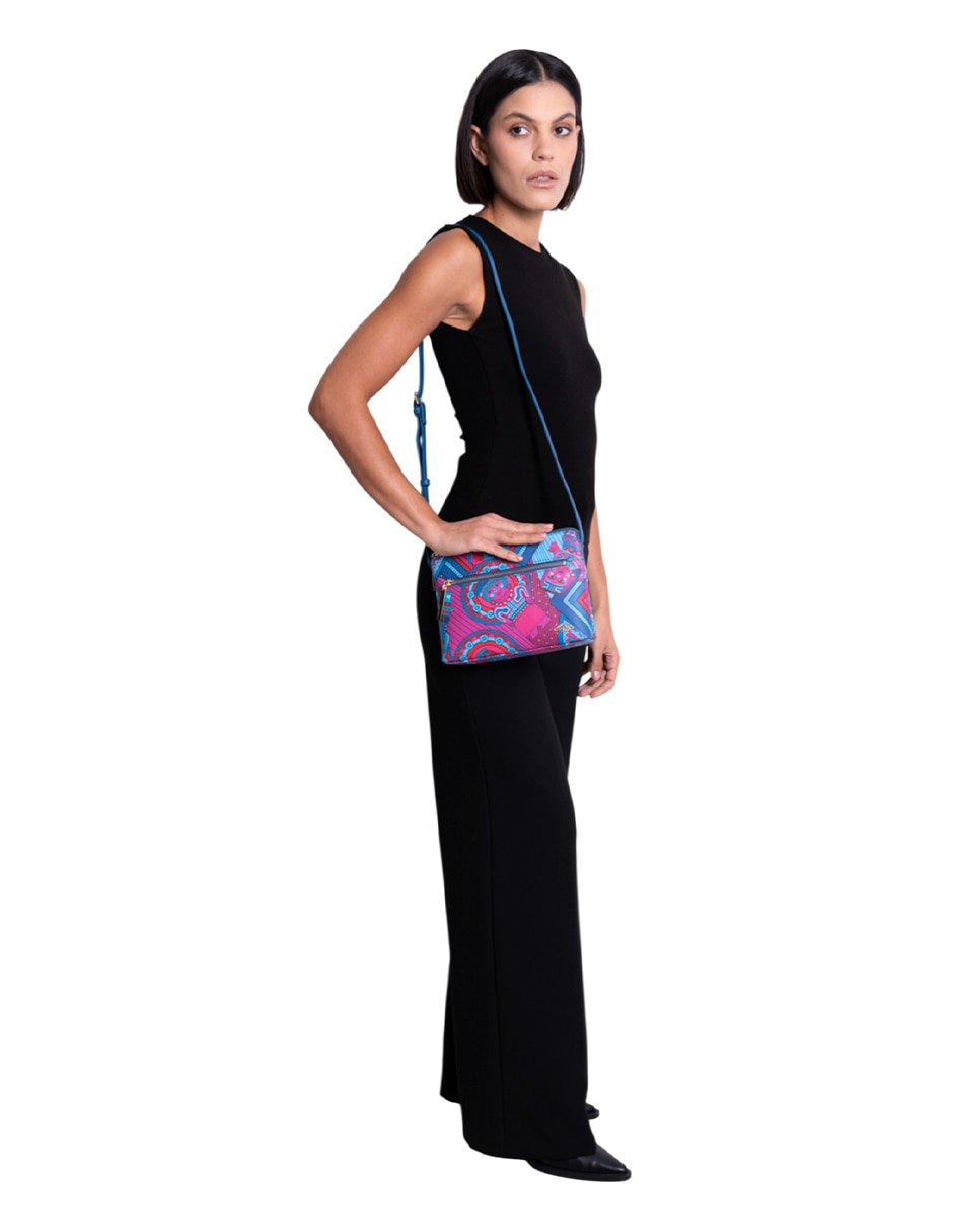 Bolsa crossbody Caritas Sonrientes De Veracruz para mujer 5