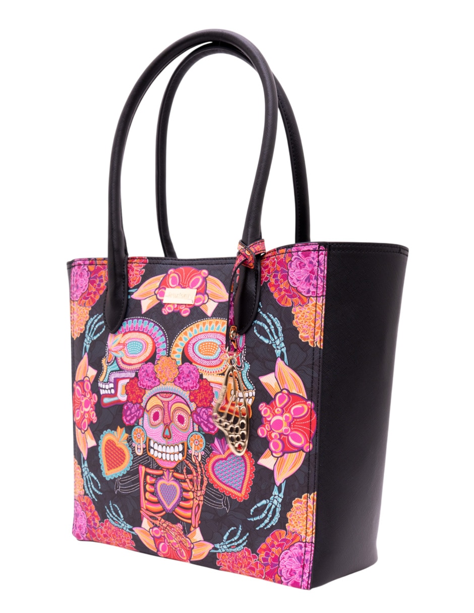 Bolsa tote Día Muertos Catrina para mujer 2