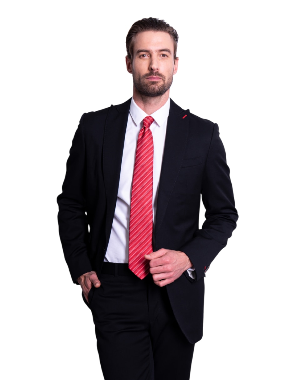 Corbata regular de seda estampado gráfico para hombre 9