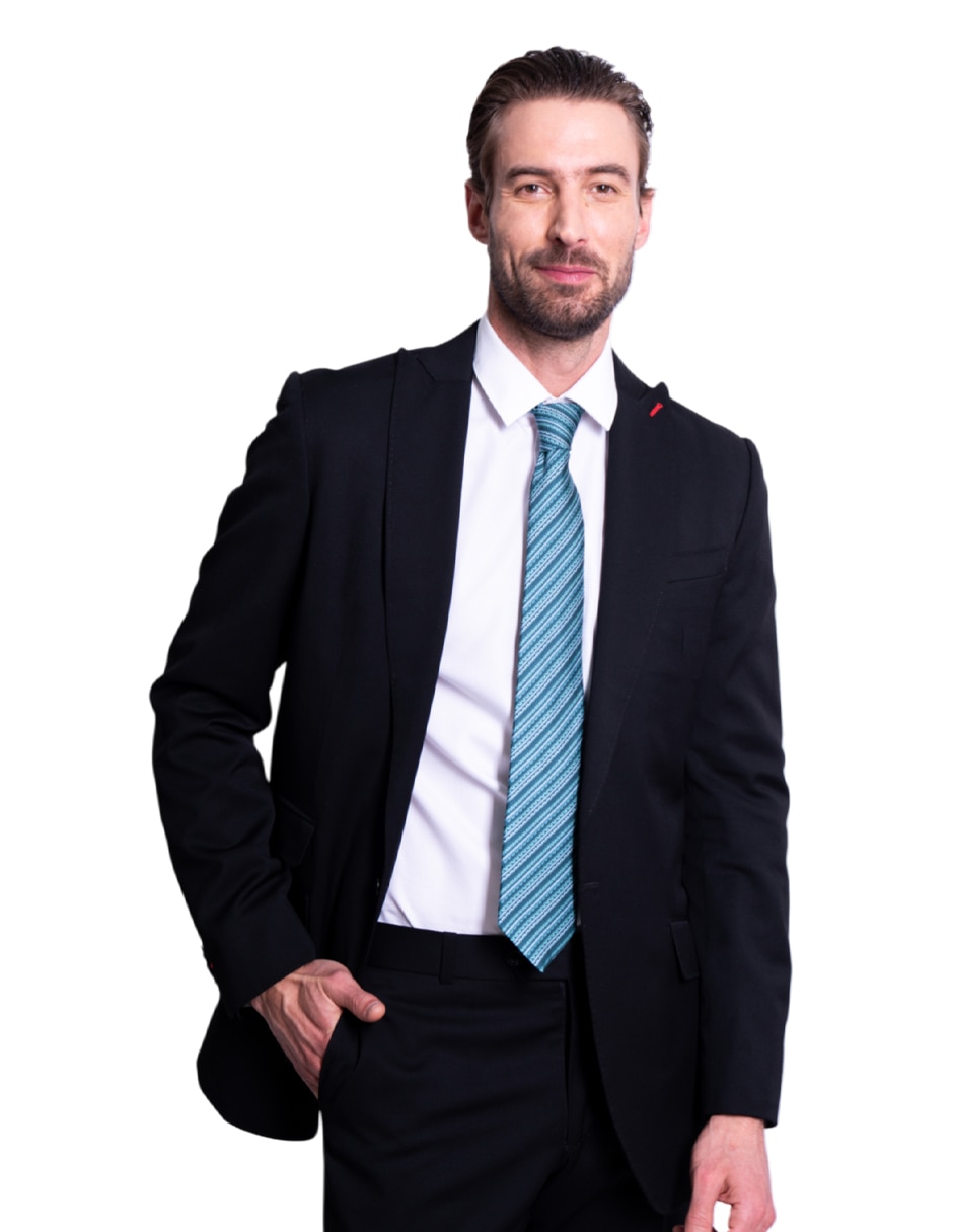 Corbata regular de seda estampado para hombre 7