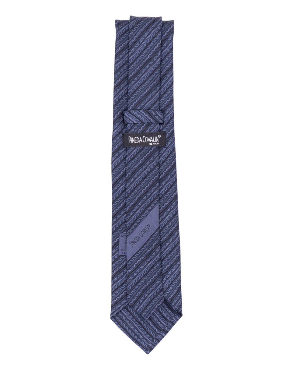 Corbata regular de seda estampado para hombre 7