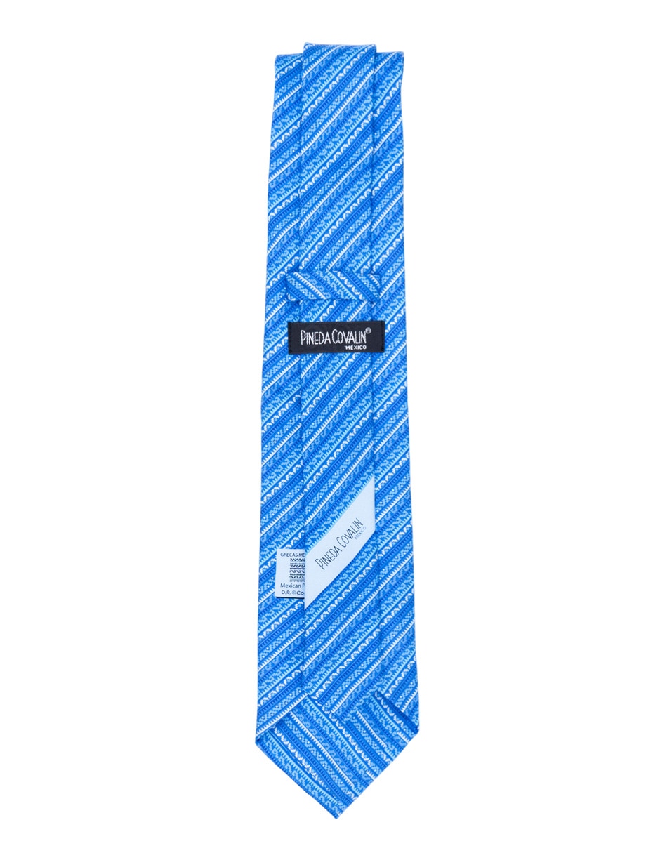 Corbata regular de seda estampado para hombre 6