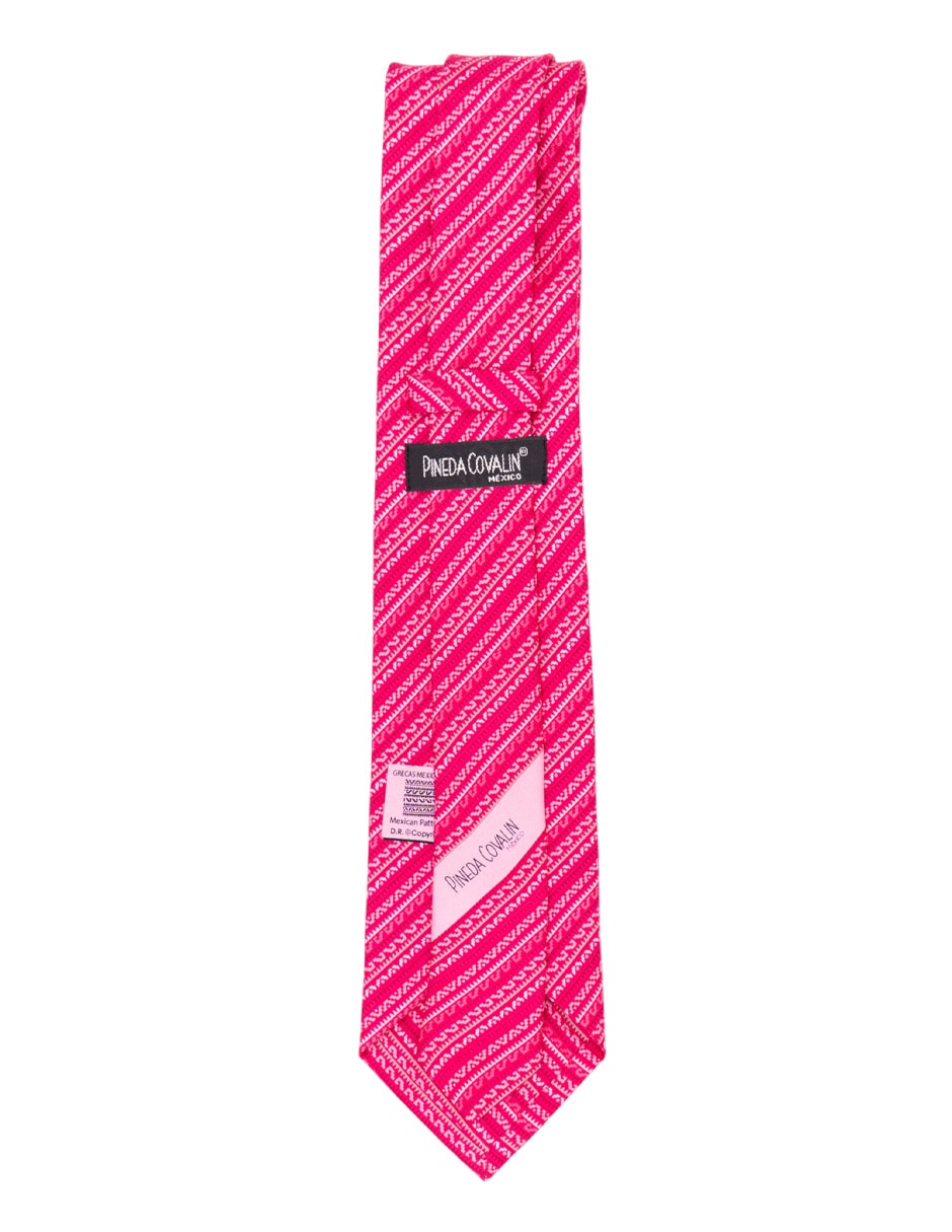 Corbata regular de seda estampado para hombre 6