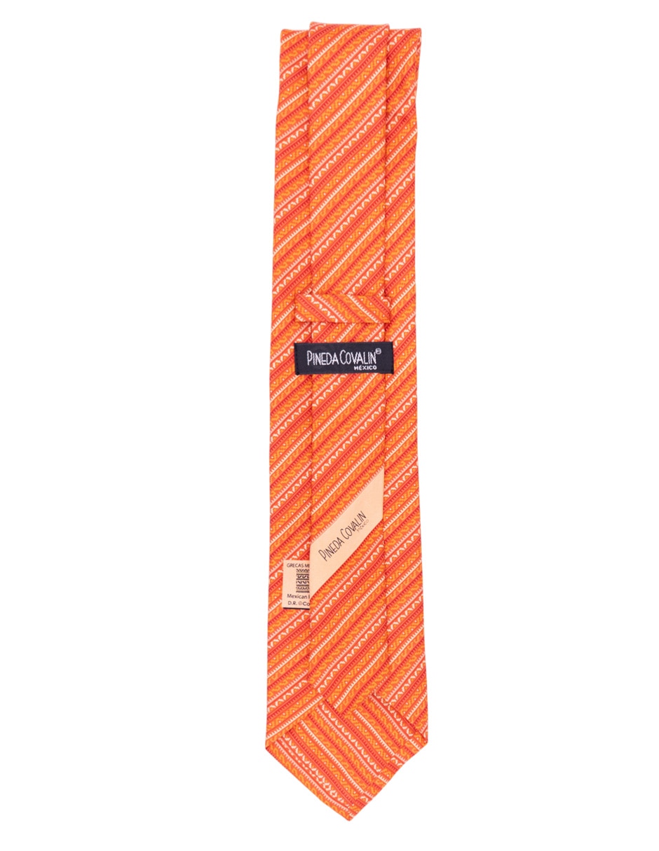 Corbata regular de seda estampado para hombre 6