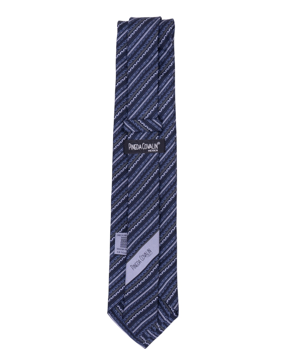 Corbata regular de seda estampado para hombre 8