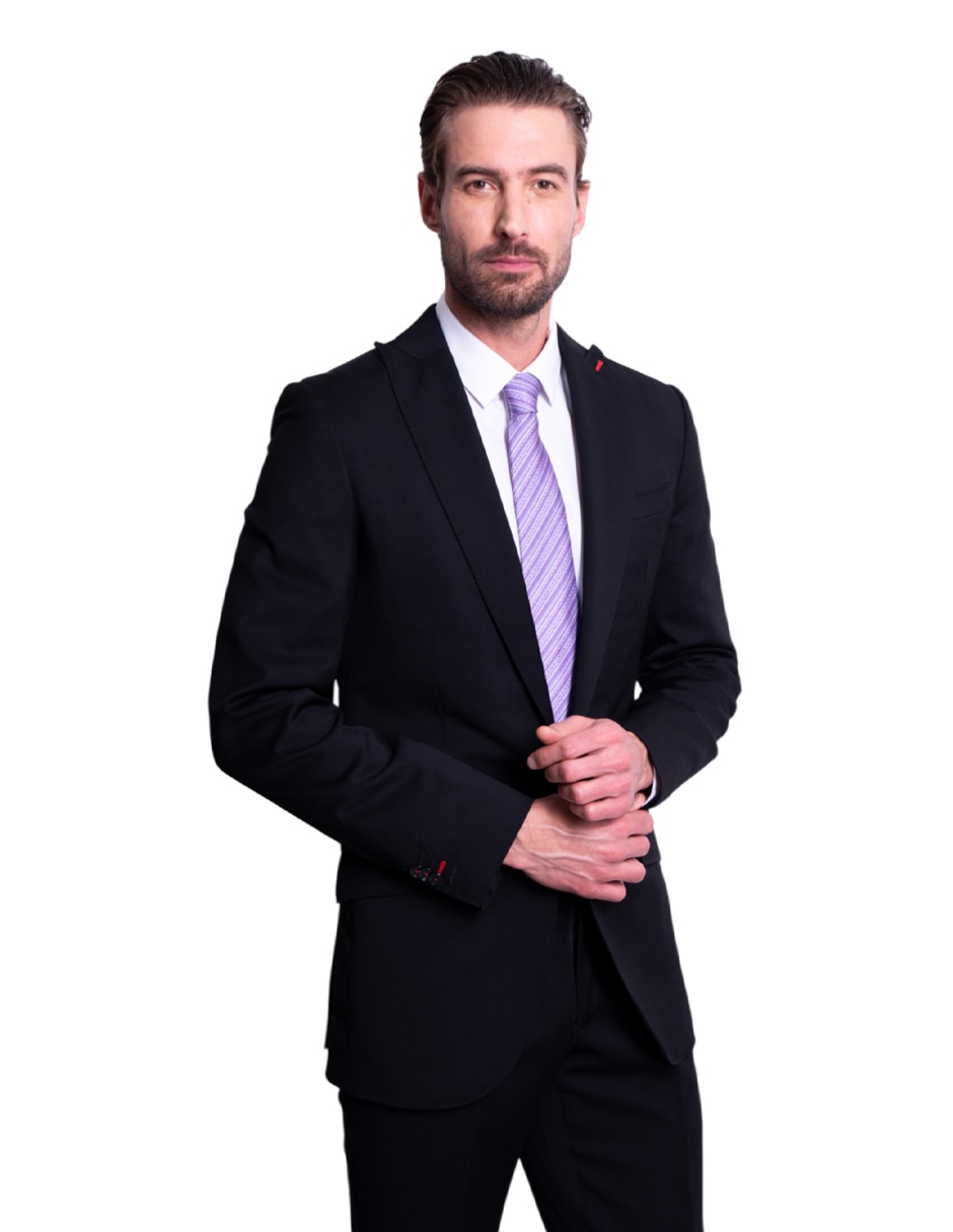 Corbata regular de seda estampado para hombre 8