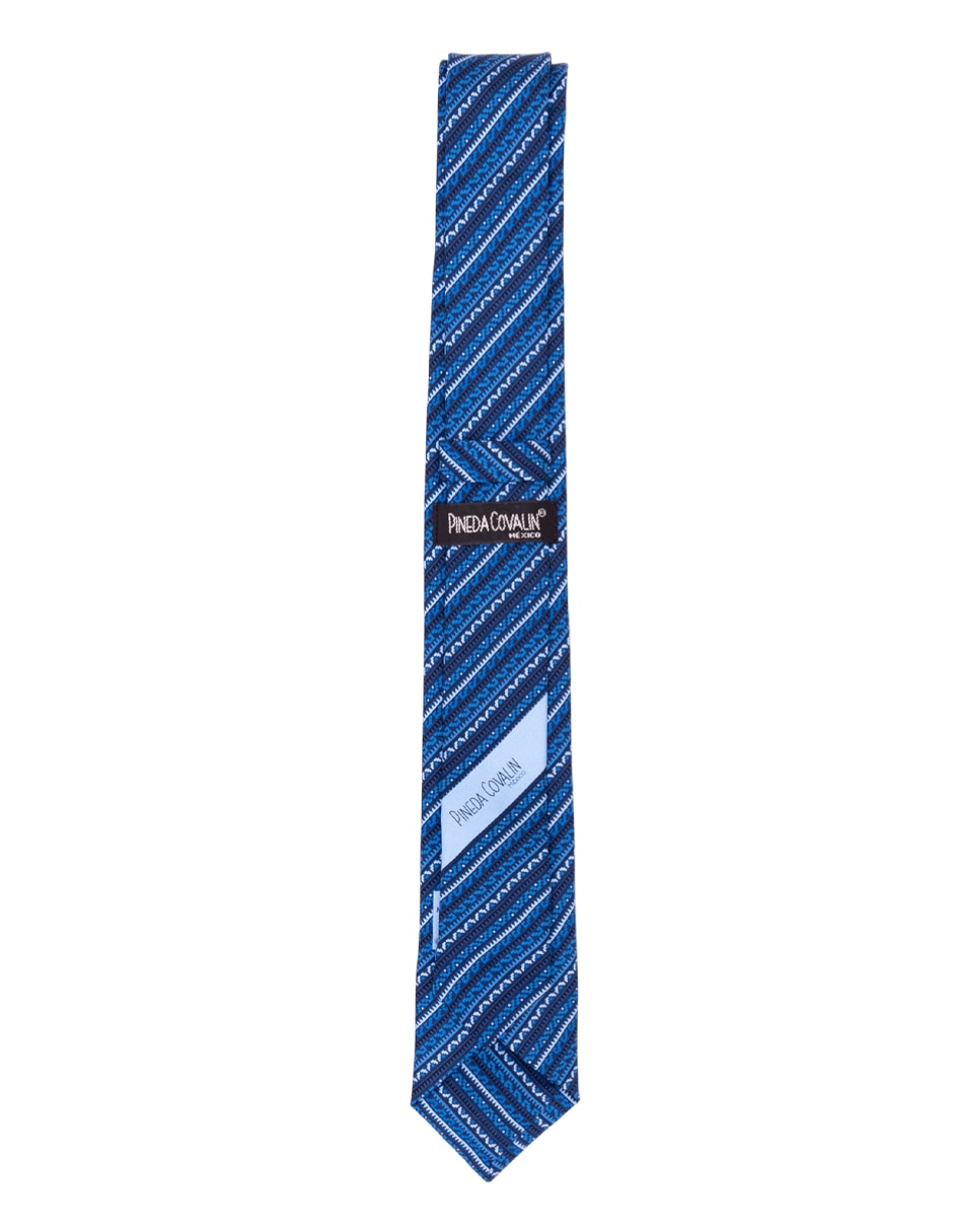 Corbata slim de seda estampado para hombre 2