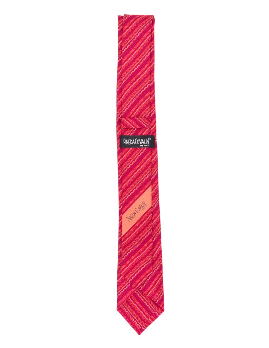 Corbata slim de seda estampado para hombre 2