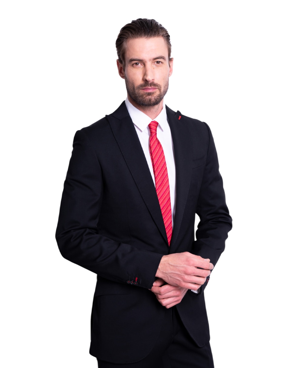 Corbata slim de seda estampado para hombre 5