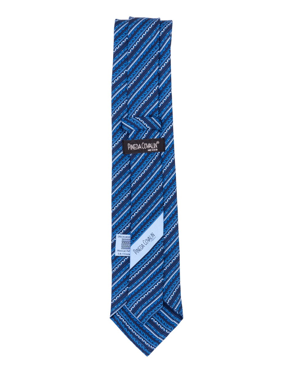 Corbata regular de seda estampado para hombre 6