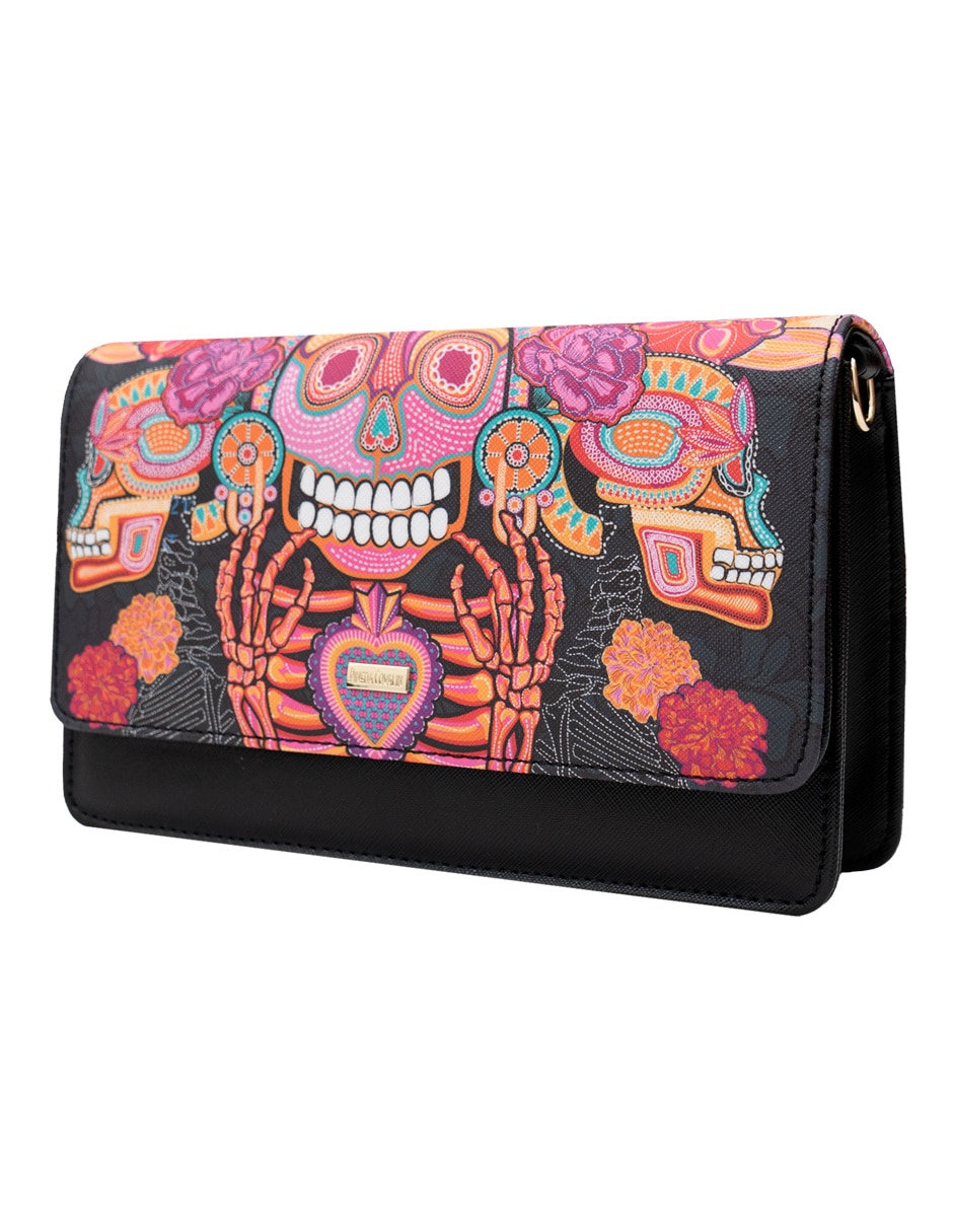 Bolsa crossbody Día Muertos Catrina para mujer 2