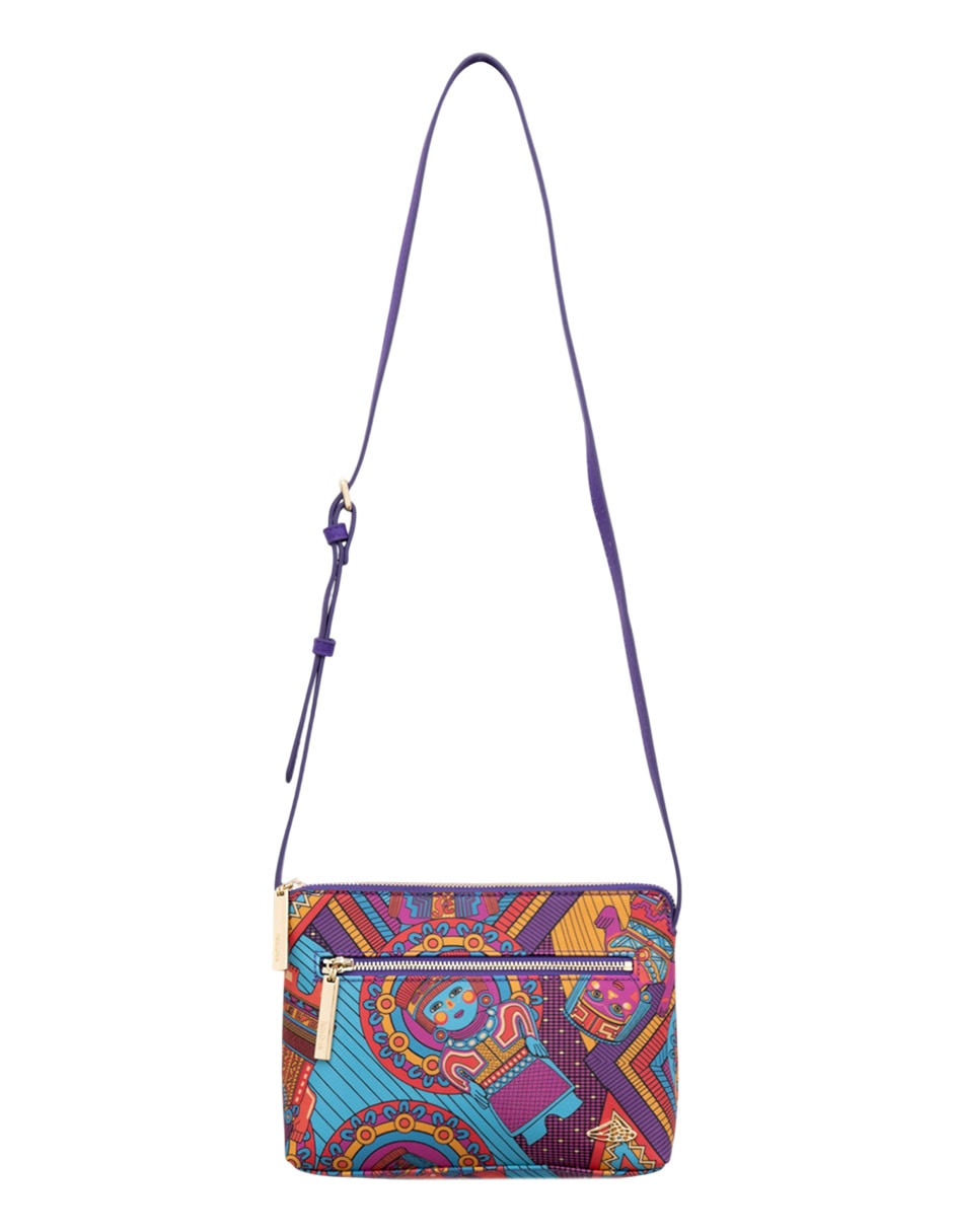 Bolsa crossbody Caritas Sonrientes De Veracruz para mujer