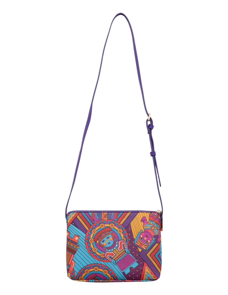 Bolsa crossbody Caritas Sonrientes De Veracruz para mujer 2