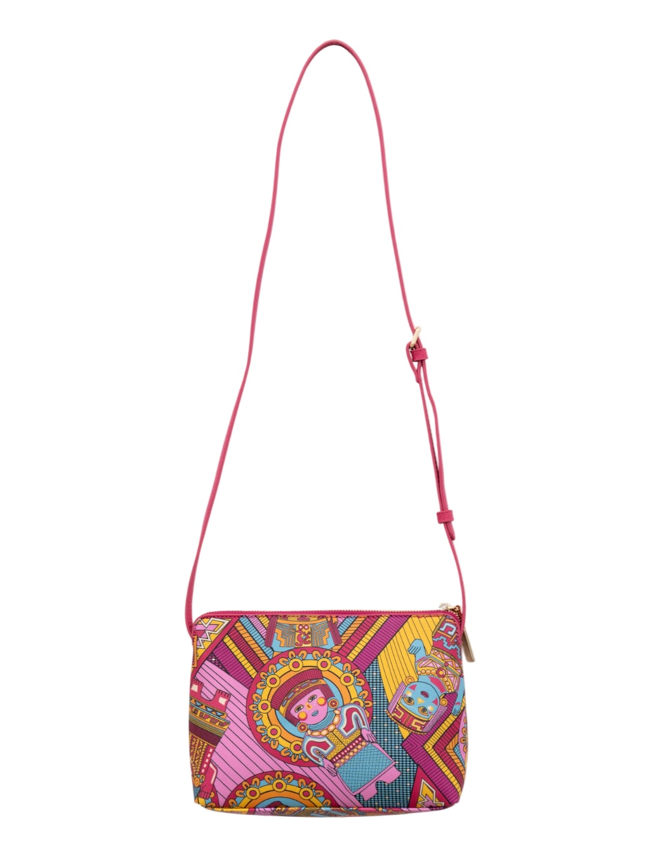 Bolsa crossbody Caritas Sonrientes De Veracruz para mujer 2