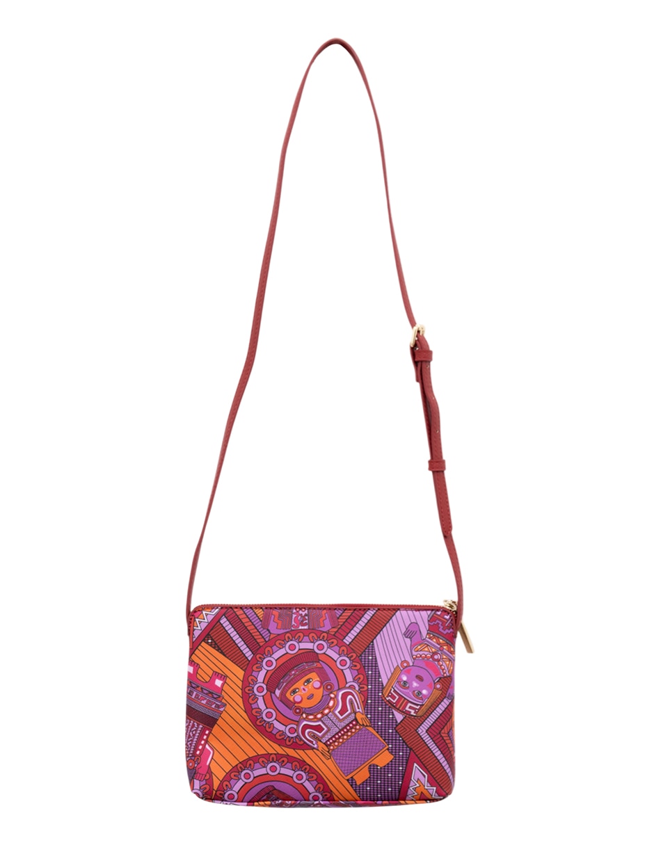 Bolsa crossbody Caritas Sonrientes De Veracruz para mujer 2
