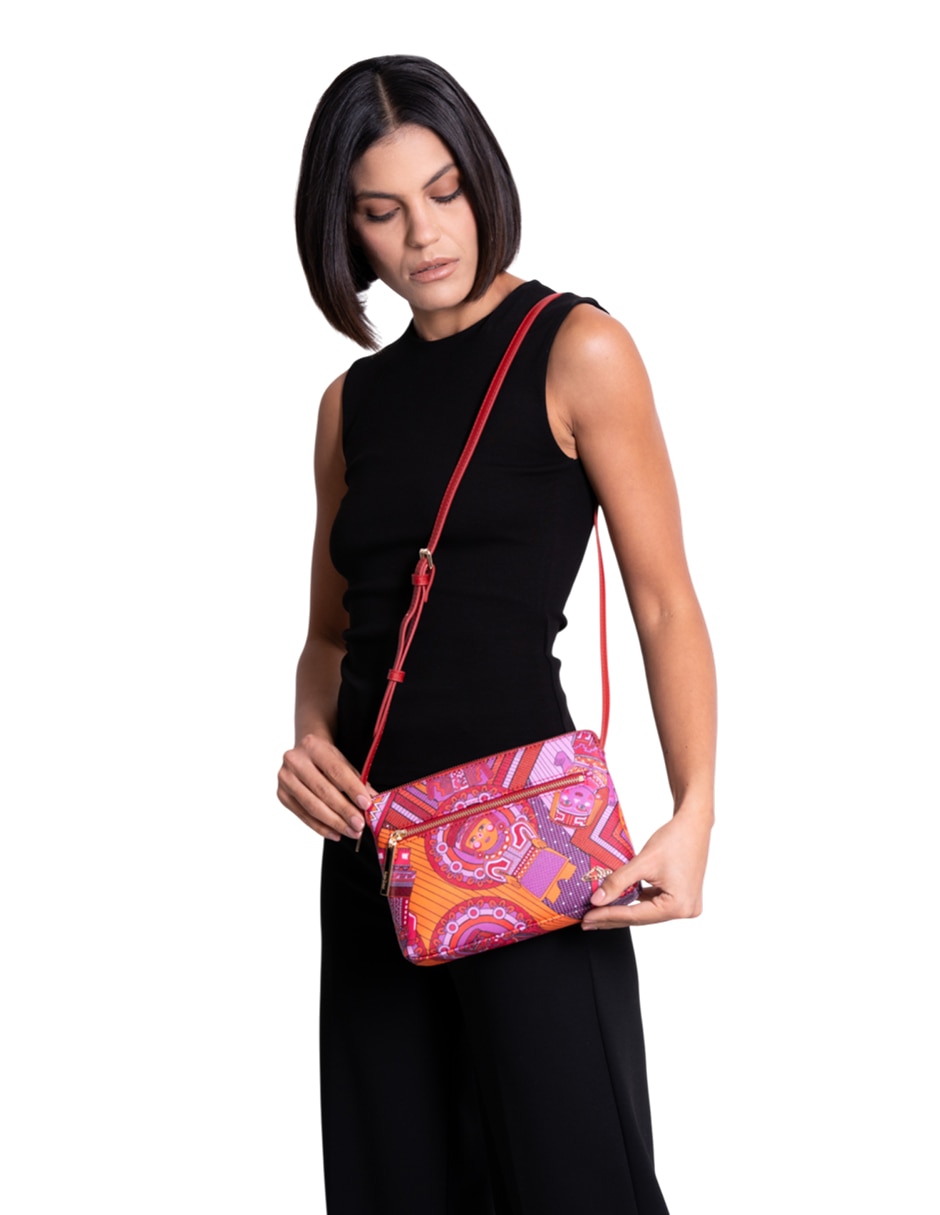 Bolsa crossbody Caritas Sonrientes De Veracruz para mujer 3