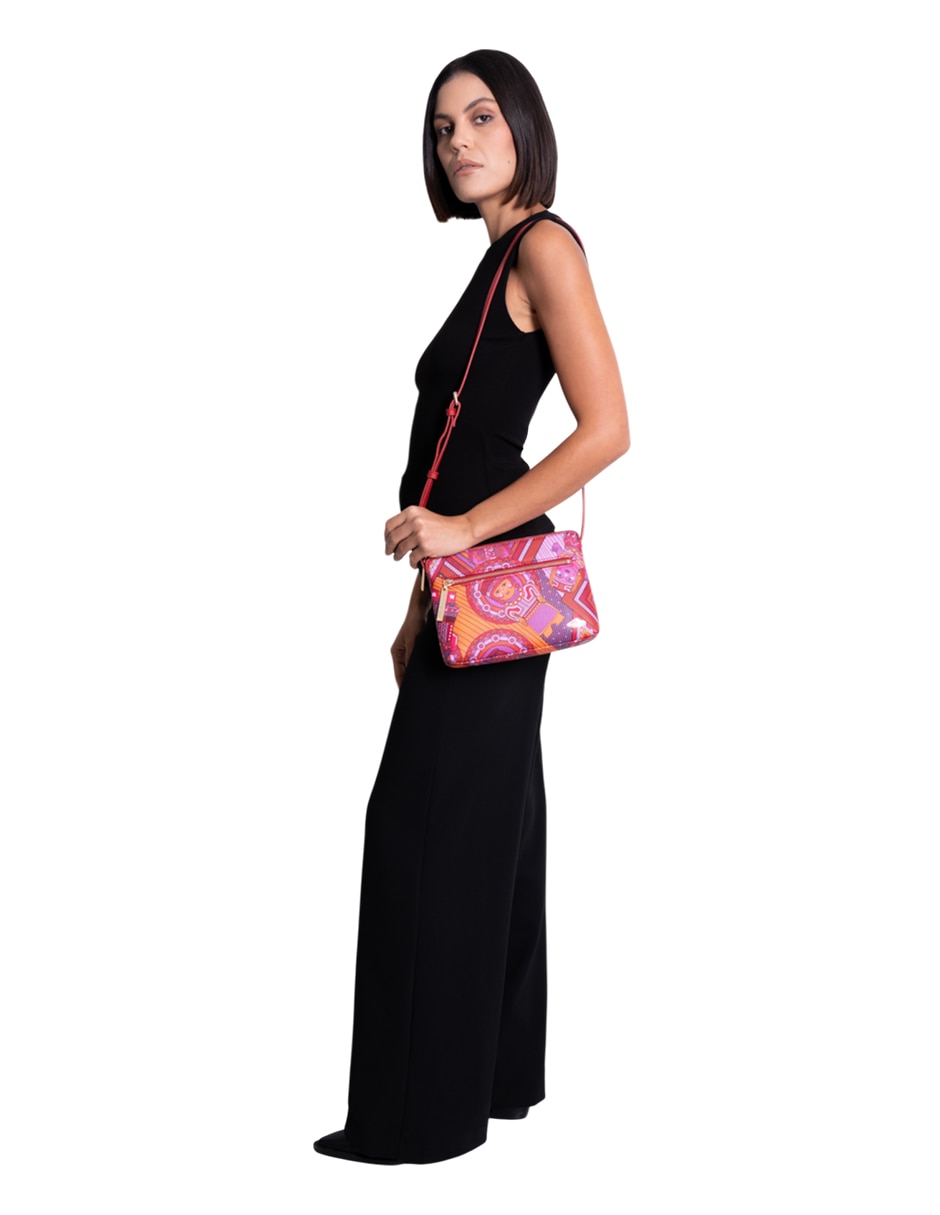 Bolsa crossbody Caritas Sonrientes De Veracruz para mujer 5
