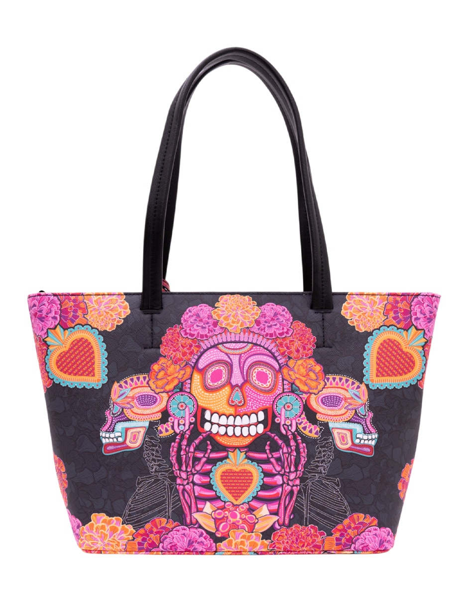Bolsa tote Día Muertos Catrina para mujer 3