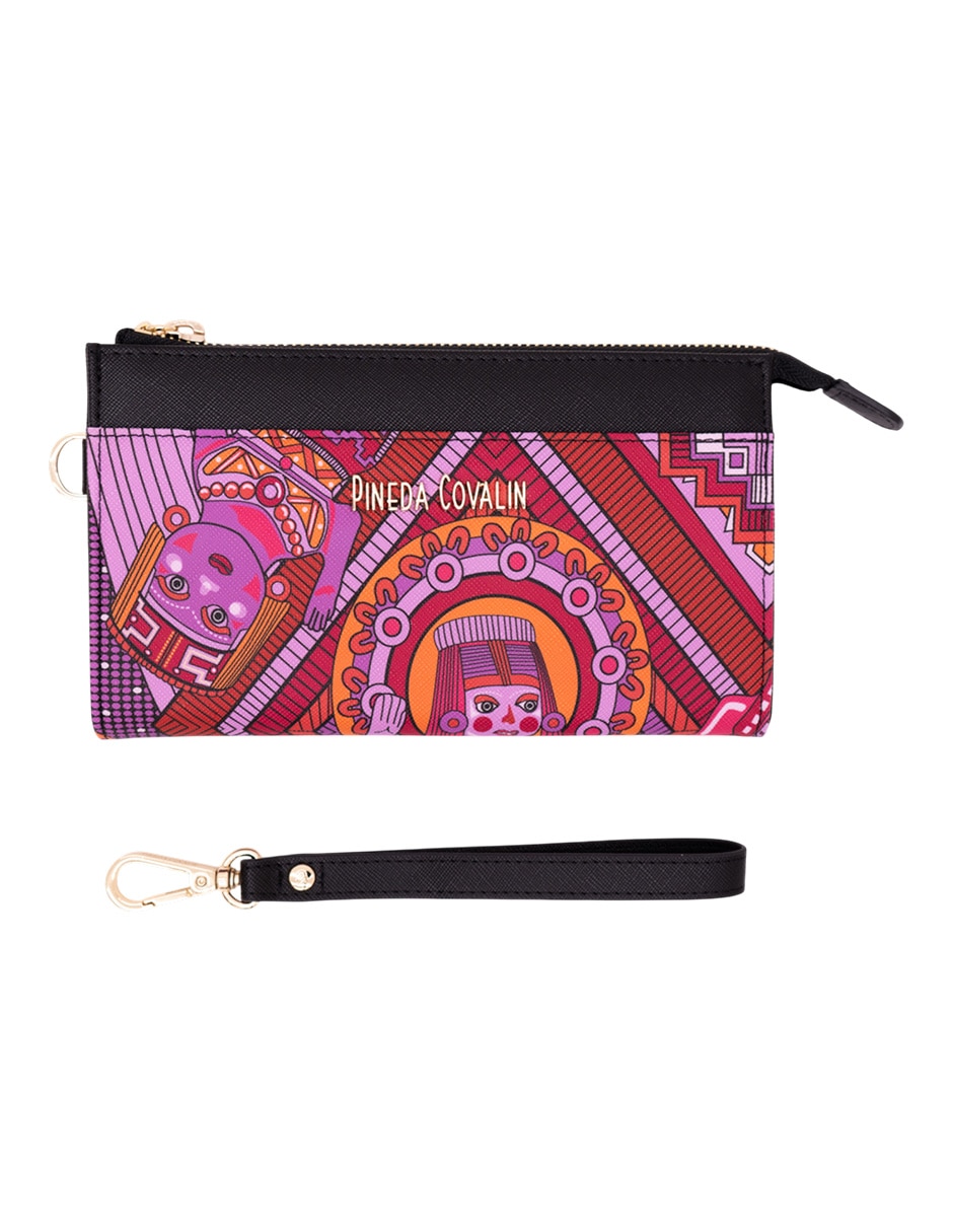 Bolsa wristlet Caritas Sonrientes de Veracruz para mujer