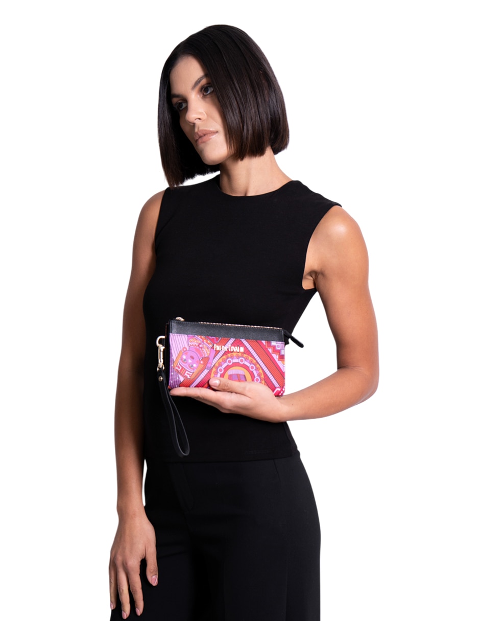 Bolsa wristlet Caritas Sonrientes de Veracruz para mujer 4