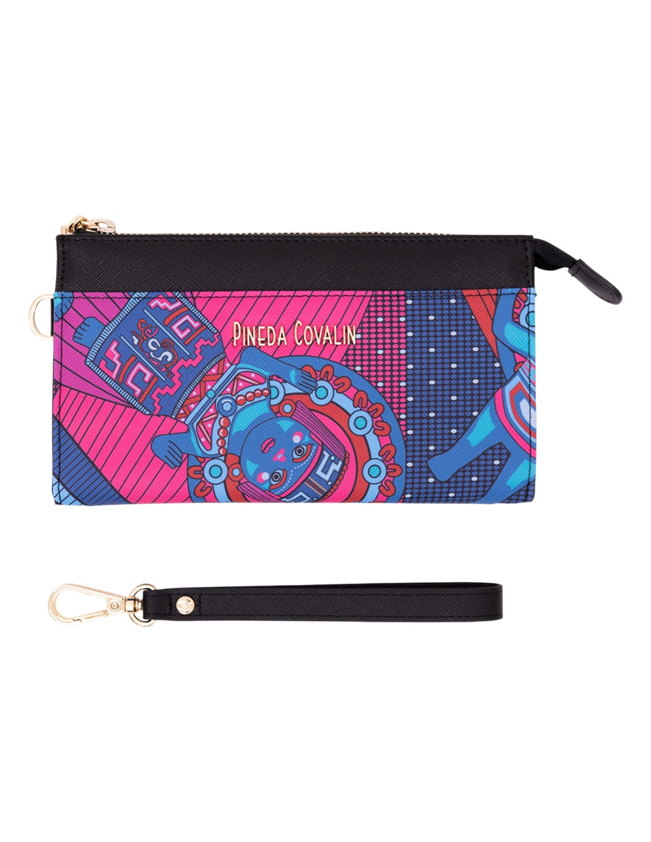 Bolsa wristlet Caritas Sonrientes de Veracruz para mujer