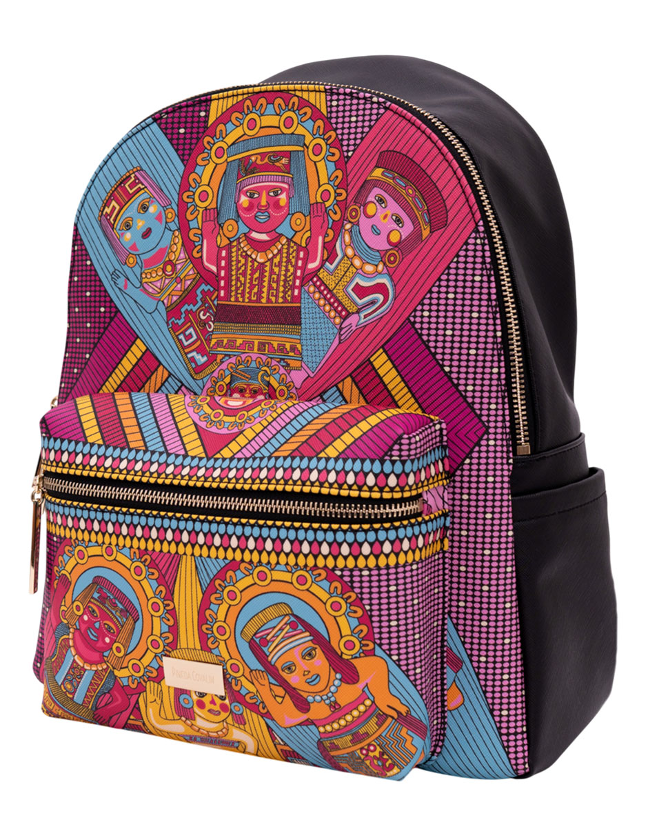 Mochila casual Caritas Sonrientes de Veracruz para mujer 2