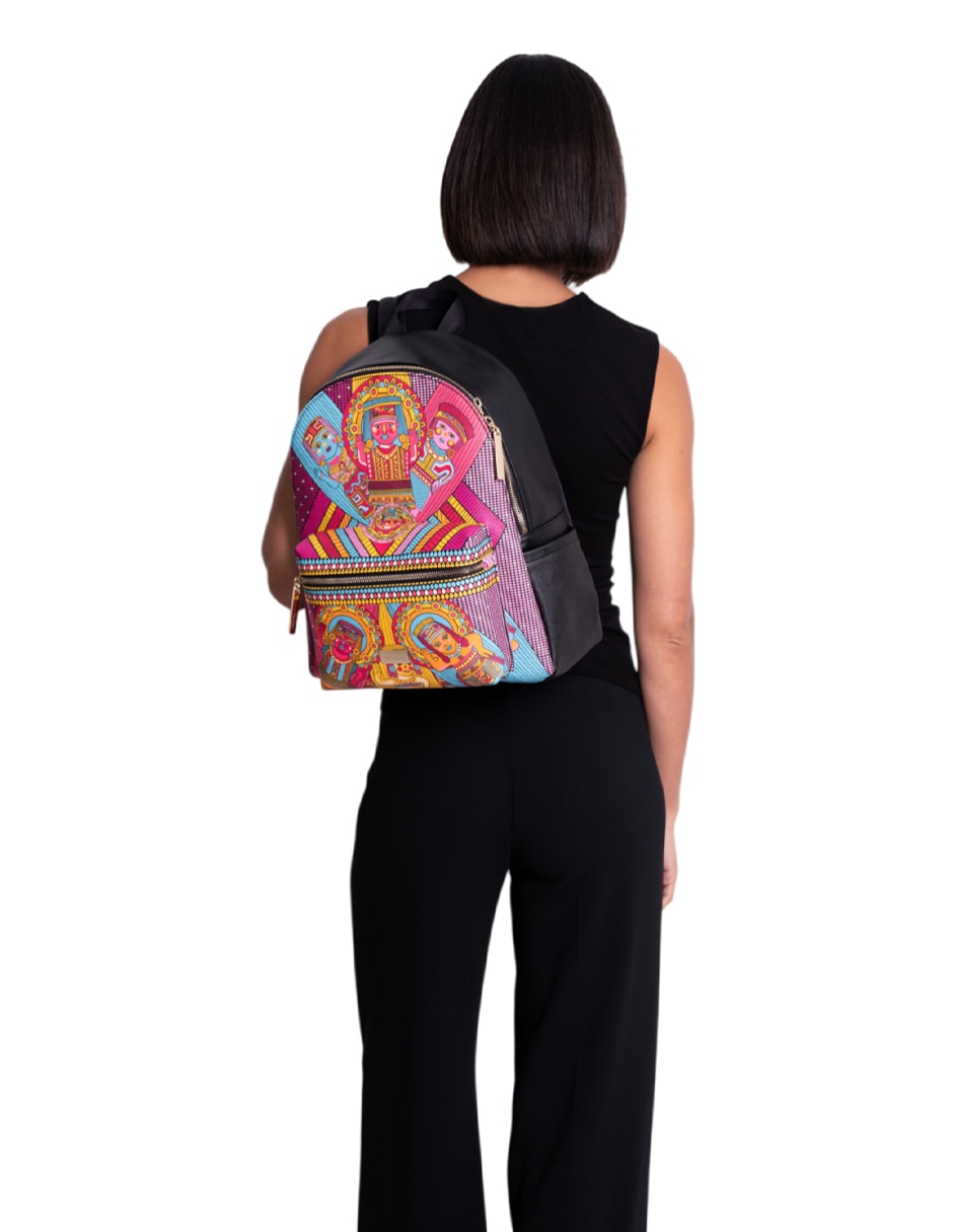 Mochila casual Caritas Sonrientes de Veracruz para mujer 4