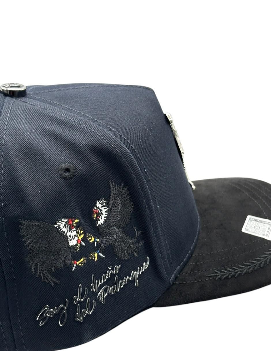 Gorra visera curva snapback casual Gallo Navy Derby para hombre 4