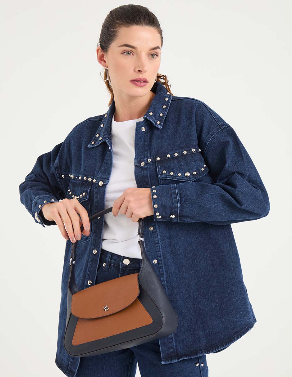 Bolsa shoulder de piel para mujer 5