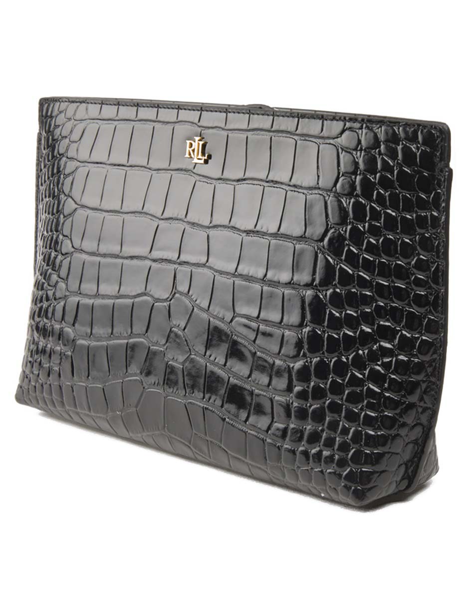 Bolsa wristlet de piel para mujer 2
