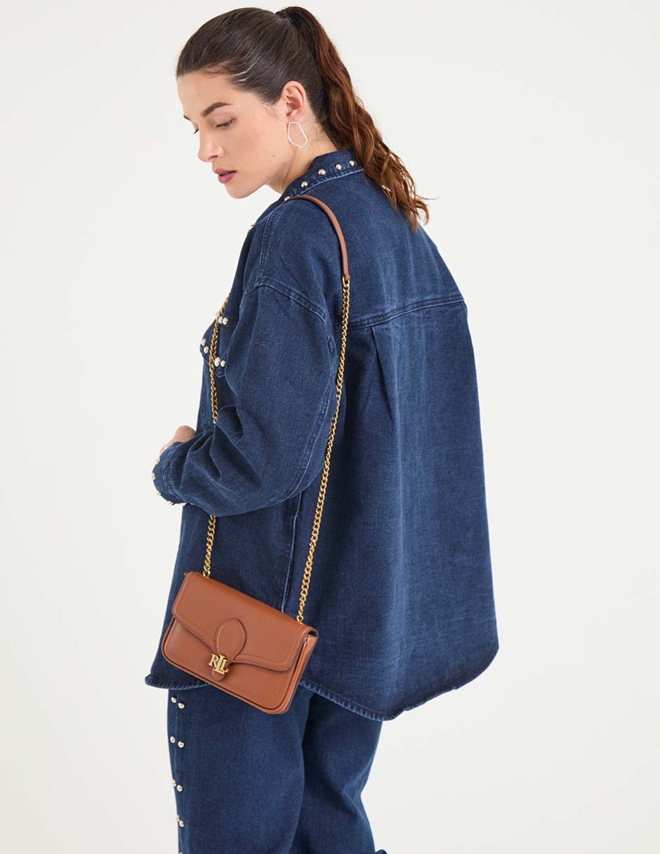Bolsa crossbody de piel para mujer 5