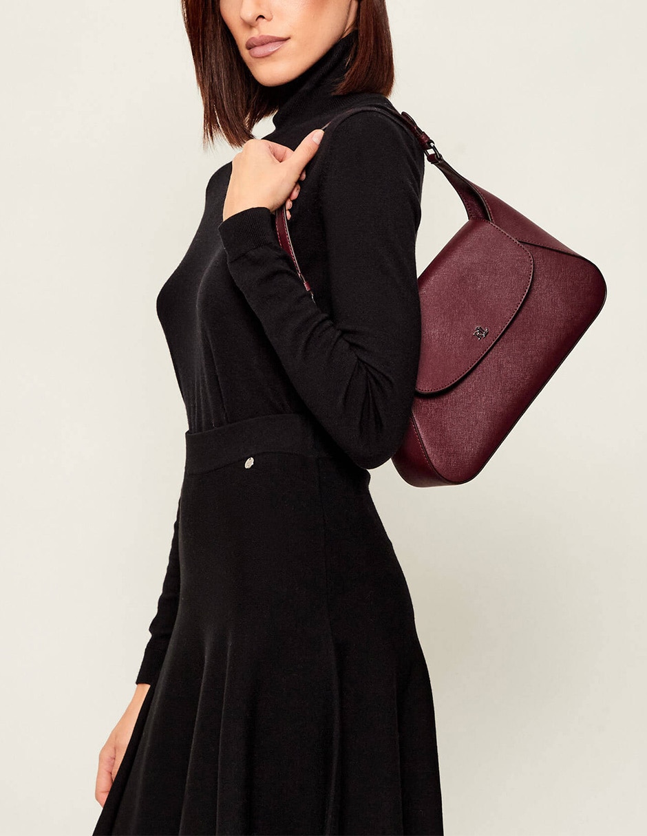 Bolsa shoulder de piel para mujer 5