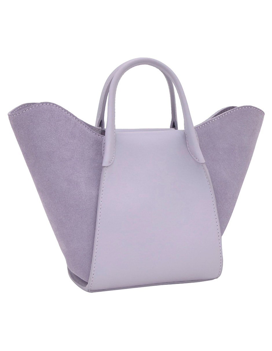 Bolsa satchel Tulip de piel para mujer 2