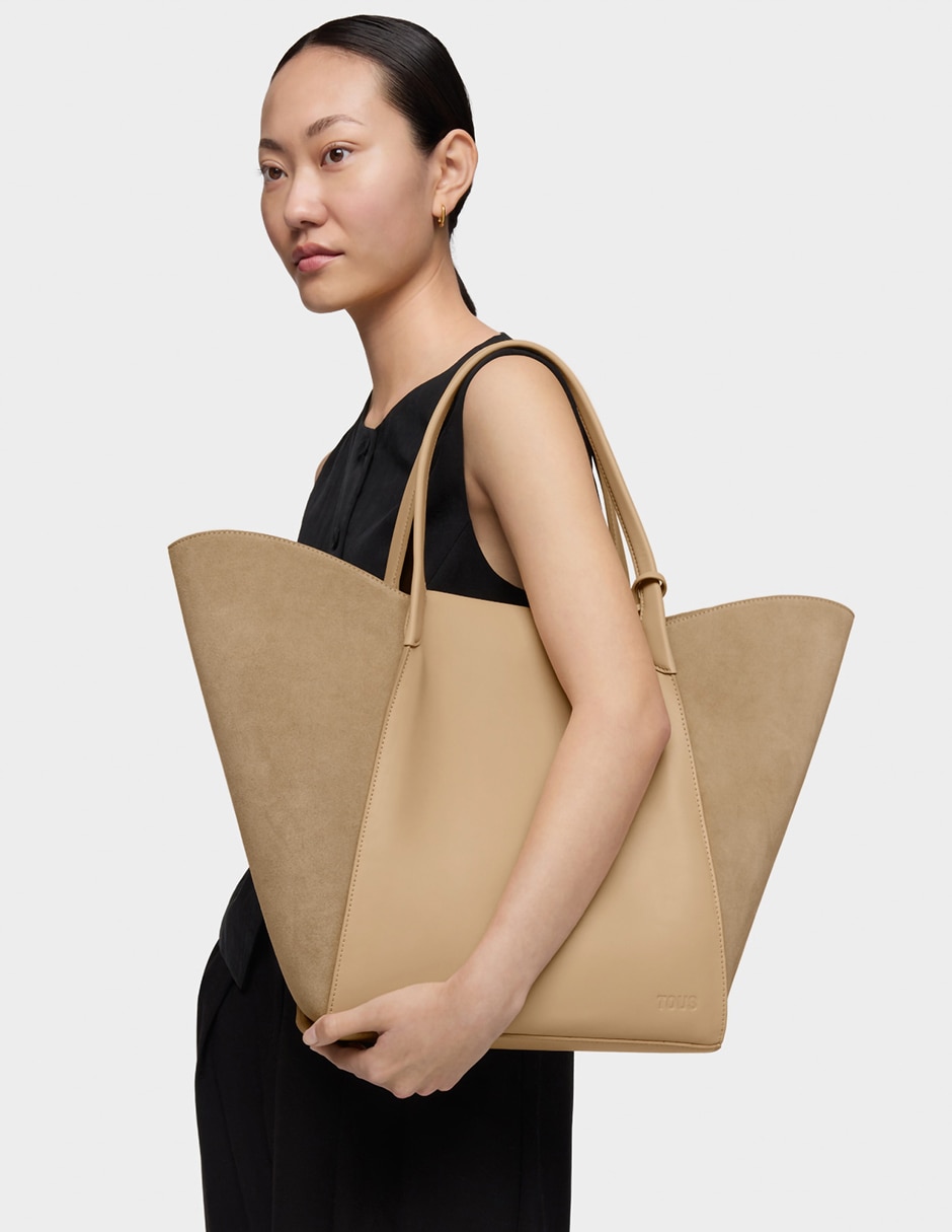 Bolsa shoulder Tulip de piel para mujer 5