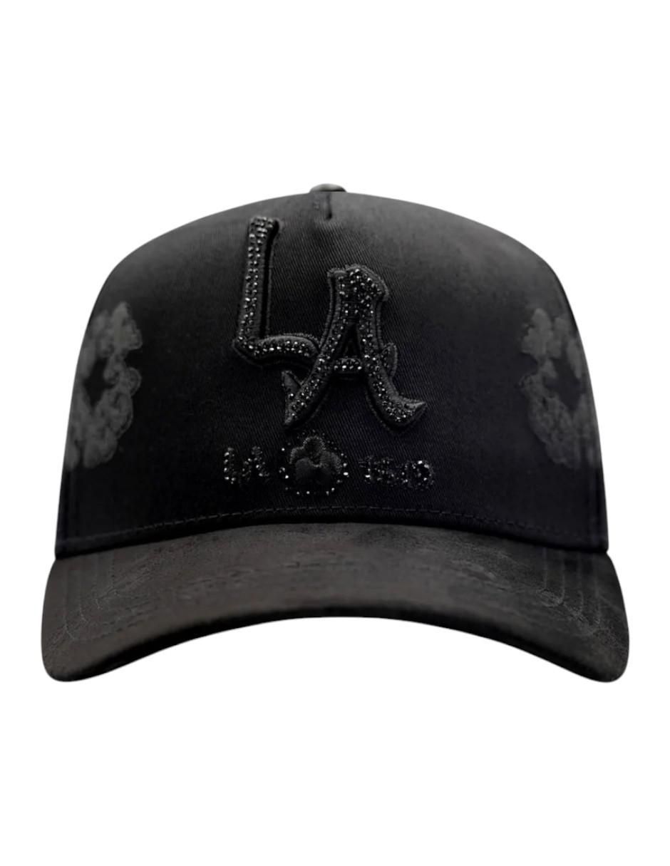 Gorra visera curva snapback casual LA Nubes Black para hombre 2