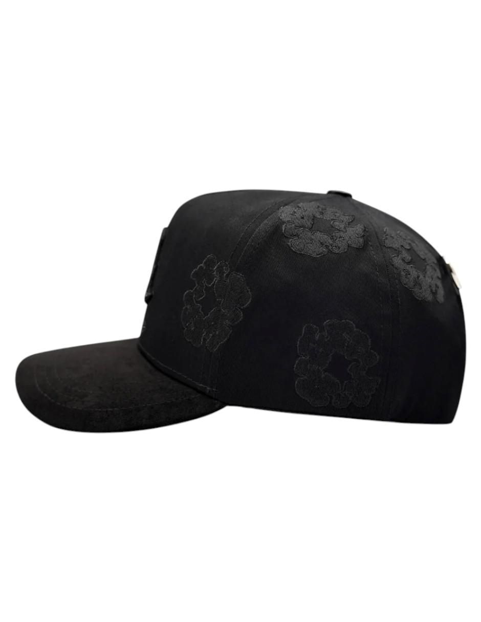 Gorra visera curva snapback casual LA Nubes Black para hombre 3