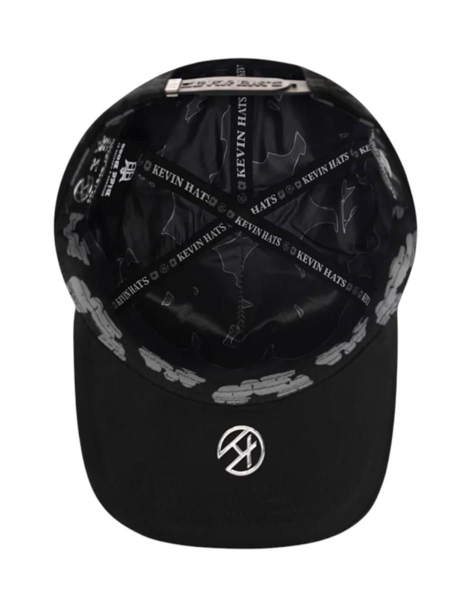 Gorra visera curva snapback casual LA Nubes Black para hombre 5