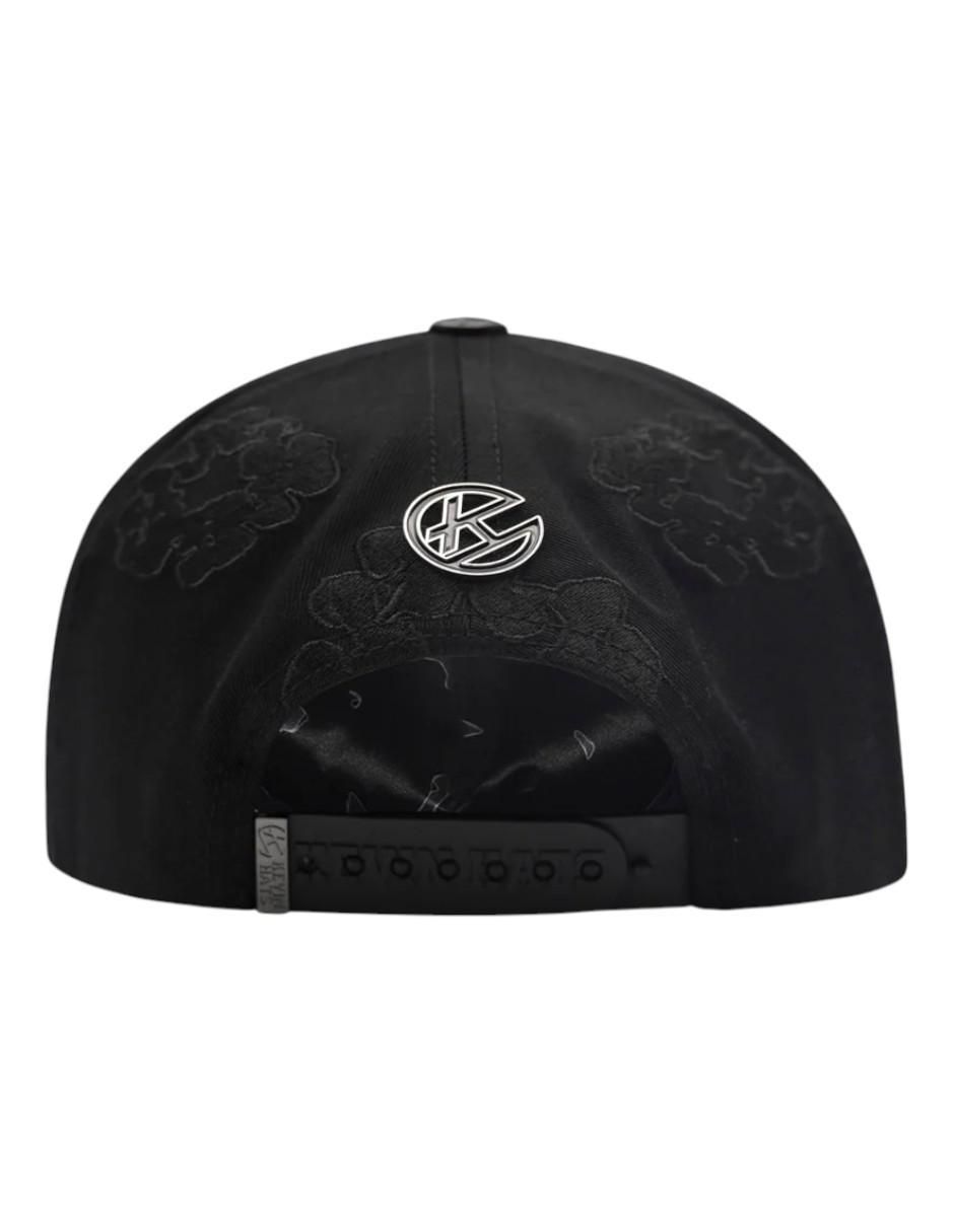 Gorra visera curva snapback casual LA Nubes Black para hombre 6