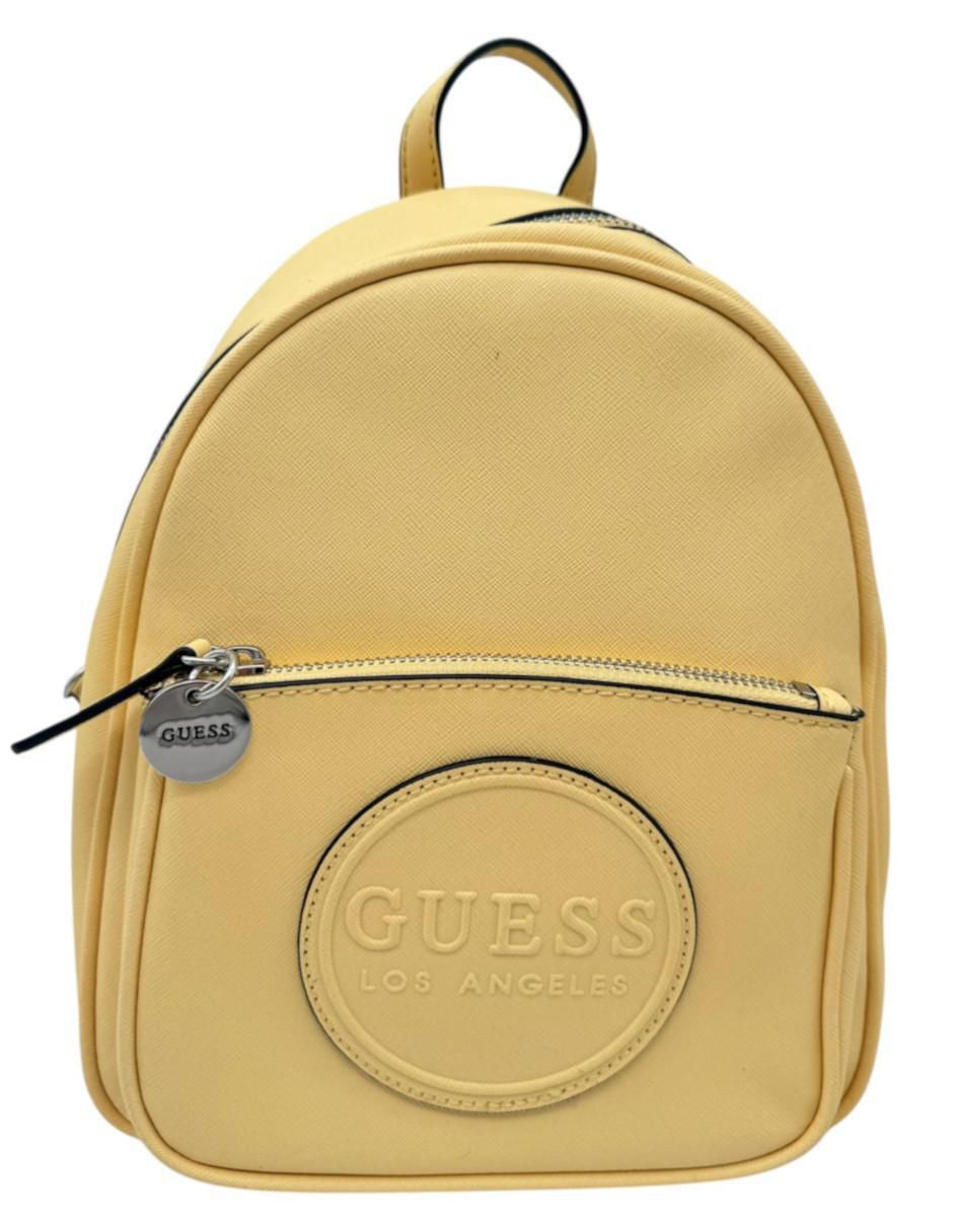 Mochila Guess Mujer Amarilla Backpack Guess Sujata Para Mujer