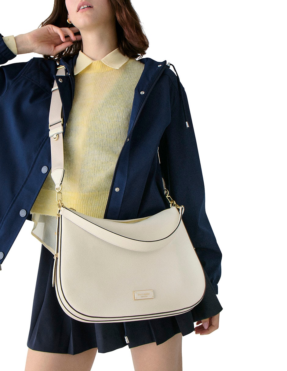 Bolsa hobo Liv de piel para mujer 4