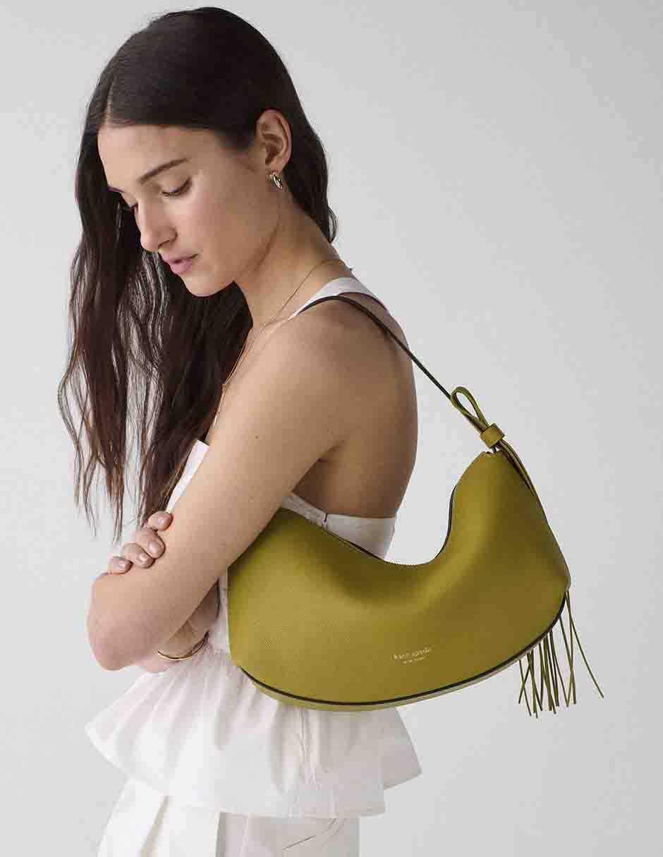 Bolsa shoulder Loop de piel para mujer 5