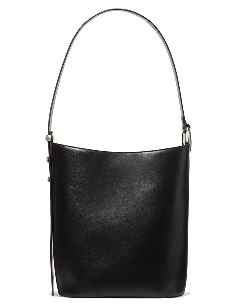 Bolsa bucket de piel para mujer
