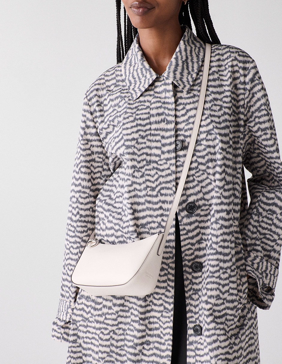 Bolsa crossbody Halo de piel para mujer 6