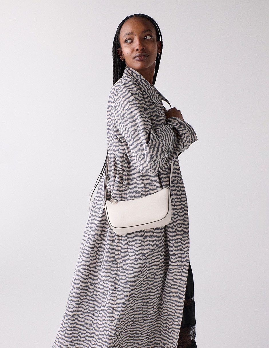 Bolsa crossbody Halo de piel para mujer 7